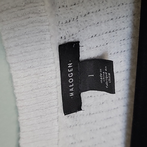 Halogen Casual V neck white oversized sweater XXL - Picture 2 of 7